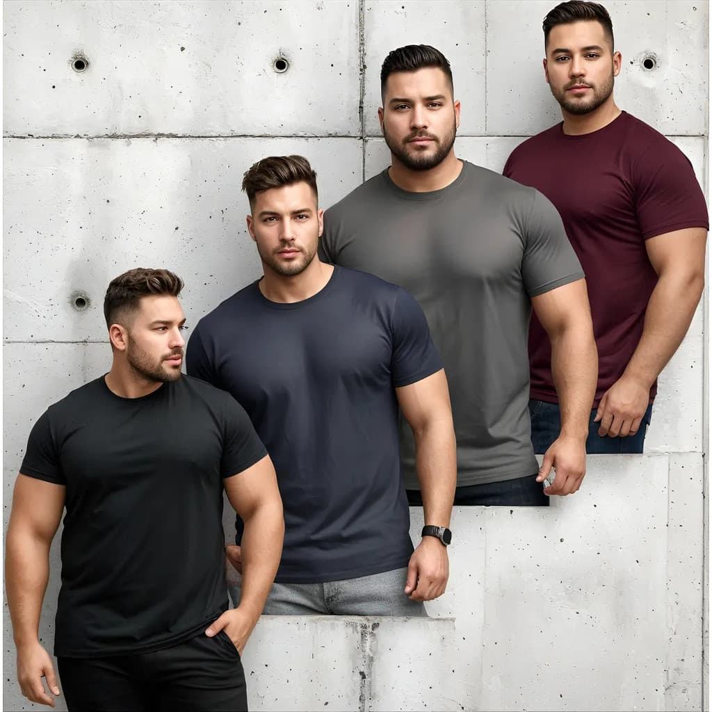 Pacote 4 Camisa Plus Size Dryfit Academia Treino Musculação