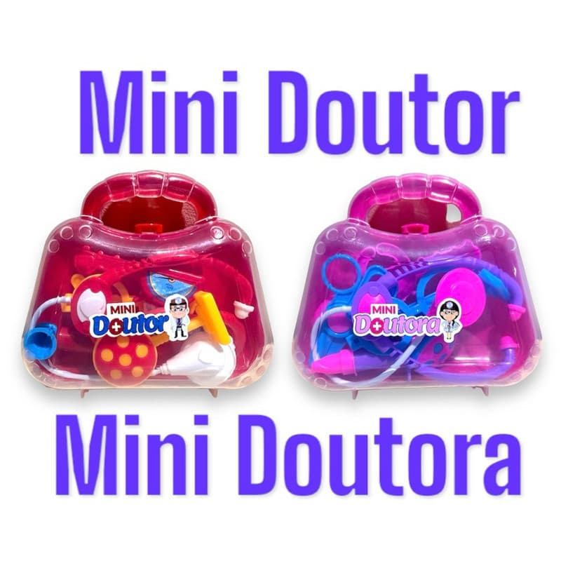 kit Médico infantil + maleta, Mini Doutor, Mini Doudora, Médico
