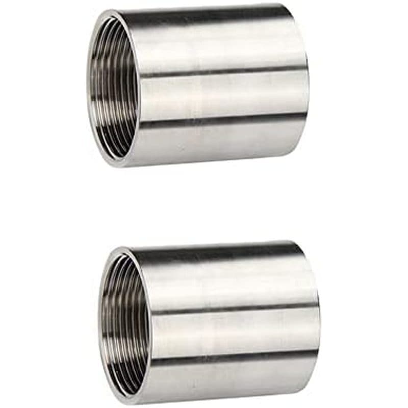 Encaixe De Acoplamento De Tubo Fundido De Aço Inoxidável 304 Feelers , Adaptador De Acoplador Fêmea Polido , Rosca NPT D