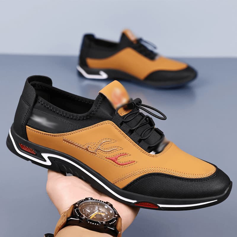 Nova luz de luxo casual esportes sola macia respirável sapatos de viagem High-End sapatos casuais