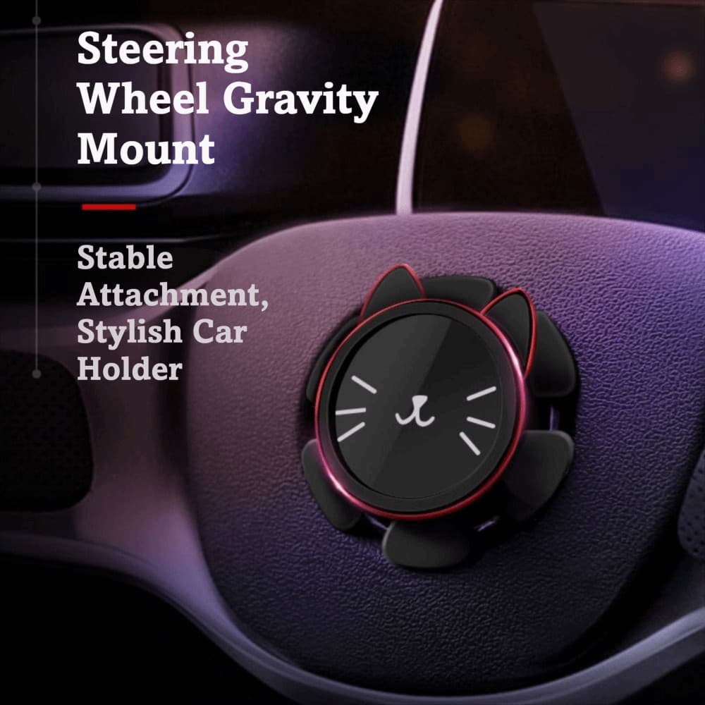 Suporte De Volante , Telefone Para Carro Com Design Anti-Vibração E Amortecimento De