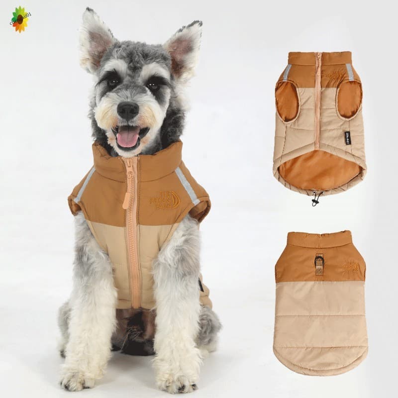 Roupas Reflexivas Impermeáveis Para Cães-Aparelhos De Algodão De Inverno Grandes