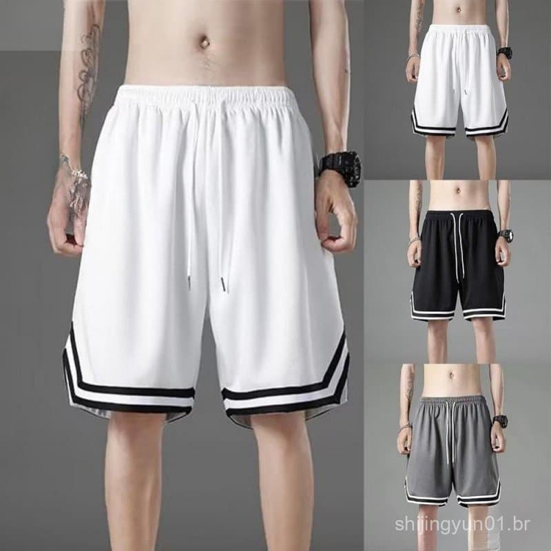 Shorts de Basquete Masculinos, Shorts Casuais para Academia, Shorts para Corrida 50BW DV2T