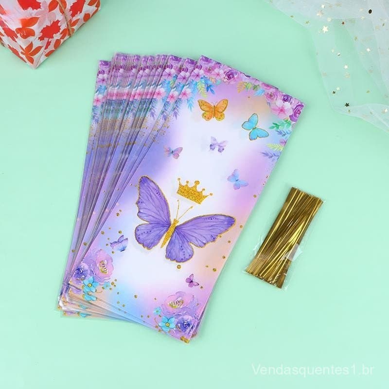 50 Pçs Saco De Doces Com Laços De Fita Decoração De Festa De Aniversário Crianças Embalagem De Presente Chá De Bebê Supr