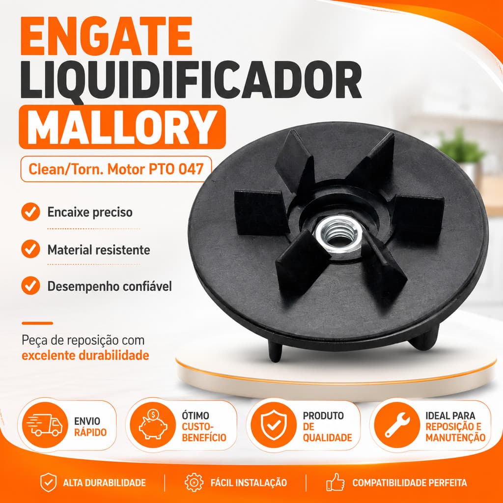 kit Arrastes Liquidificador Mallory -  Mallory taurus, Mallory Magnific , Mallory flash Black