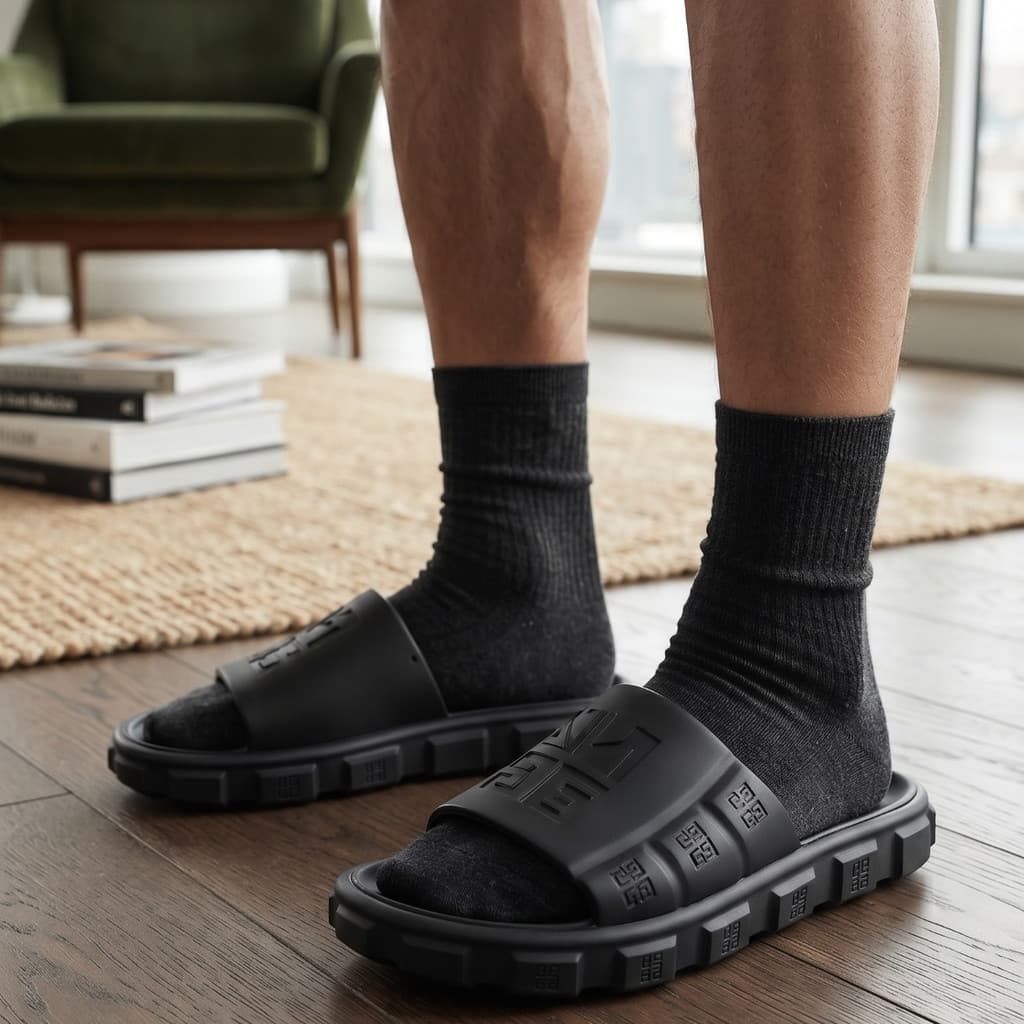 Slide Nuvem Masculino Chinelo Confortável Estiloso Leve Macio Chinela Papete