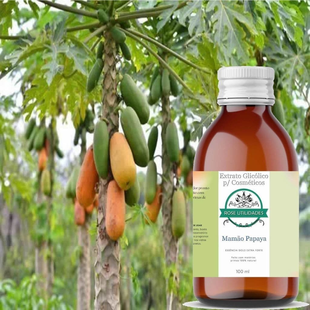 Extrato Glicólico de Mamão Papaya - 100ml