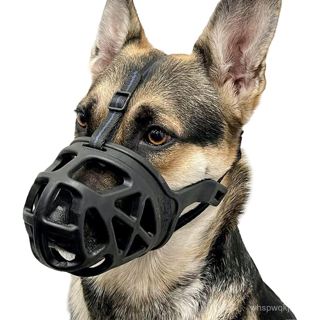 Focinheira para Cães BARKLESS, Focinheira Tipo Cesto para Mordidas, Mastigação e Forrageamento, Cobertura de Boca Humana