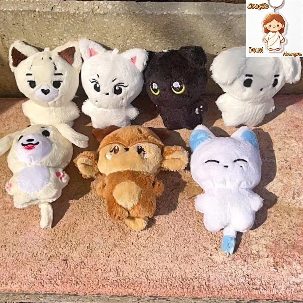 Kpop Enhypen HEESEUNG JAKE Porta-Chaves Boneca De Pelúcia Decoração De Saco Moomin