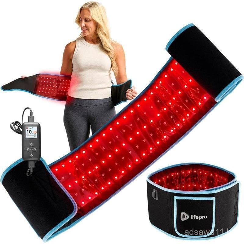 Cinto de Terapia de Luz Vermelha LifePro AllevaRed - Garantia Vitalícia - 660nm Vermelho + 850nm NIR - 105 LEDs Triplos