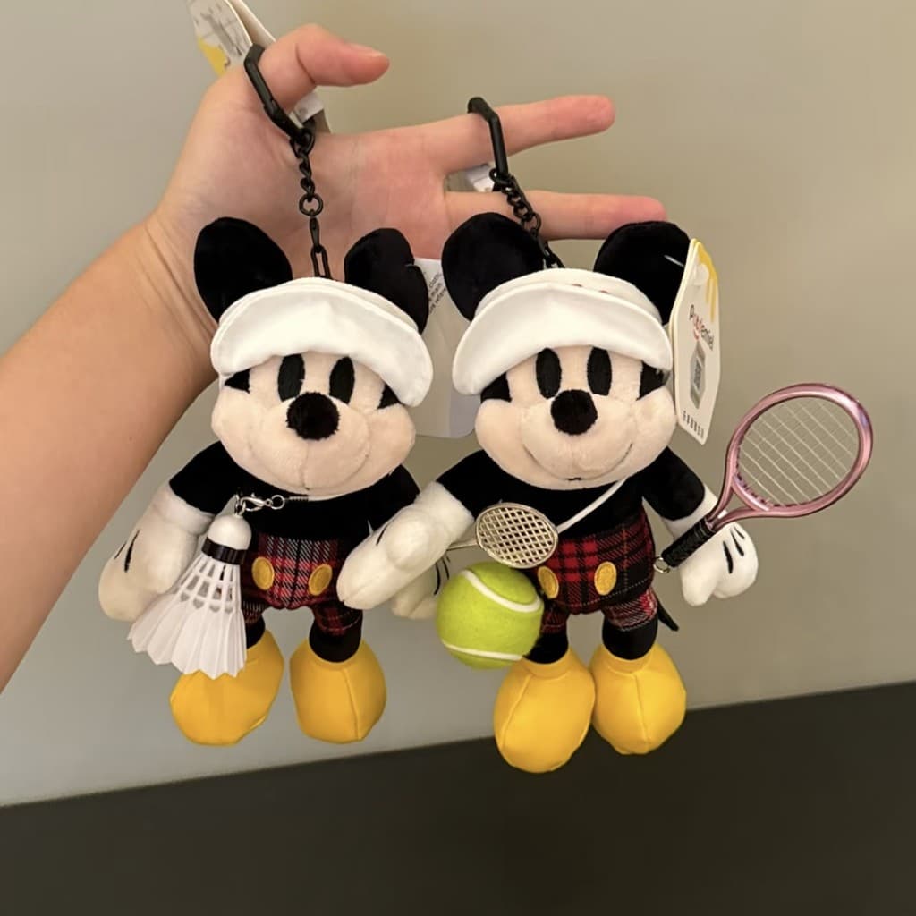Além de pingente de rato de desenho animado de boneca de pelúcia