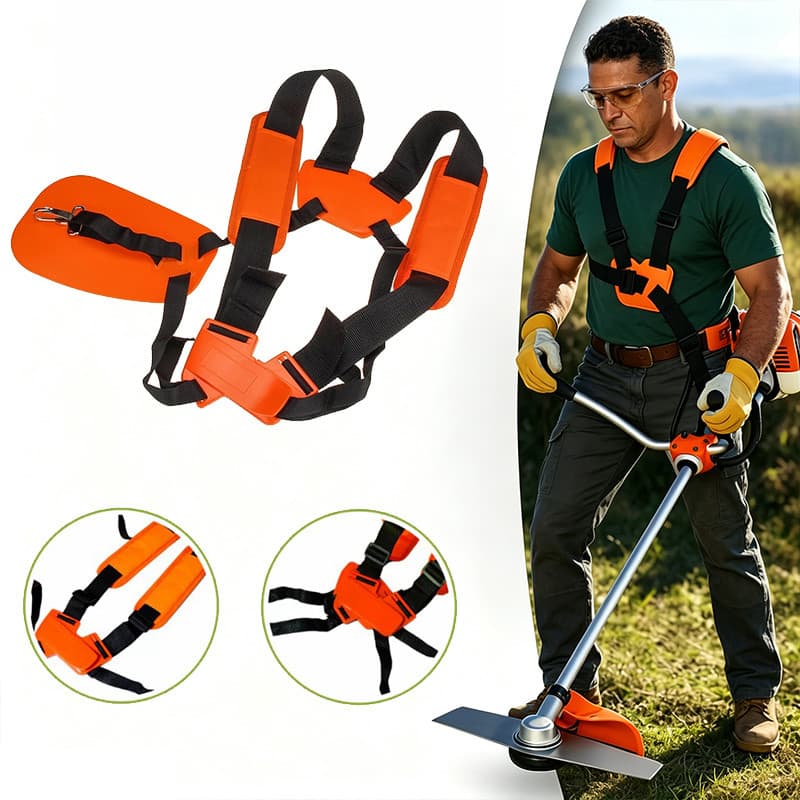 Cinto Duplo Alça Universal Ergonômico Suporte Leve Para Roçadeiras Nos Serviços Externos De Jardinagem