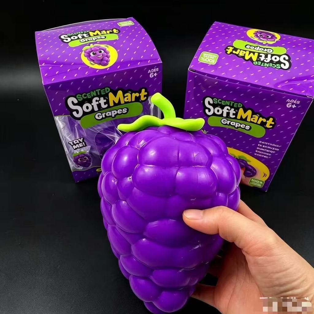 Roxo uva pitada música descompressão TPR enchimento farinha uva pitada música pronto estoque
