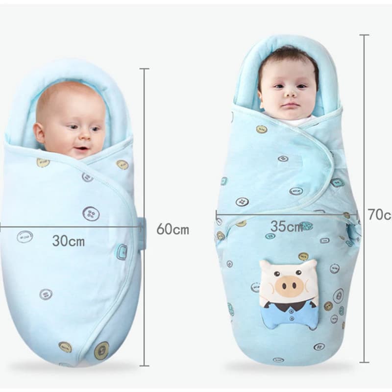Saco De Dormir Do Bebê Para Recém-Nascidos Extrato De Algodão Envelope Casulo Swaddle Envoltório Cobertor Proteção A Cab