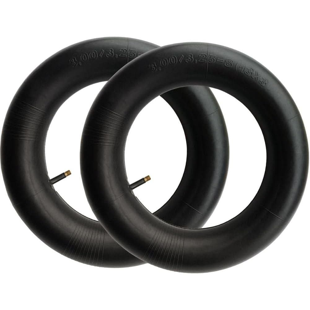 Pacote com 2 Câmaras de Ar 3.00/3.25/3.50-8" com Válvula Reta TR-13, Substituição para Carrinhos de Mão, Cortadores de G