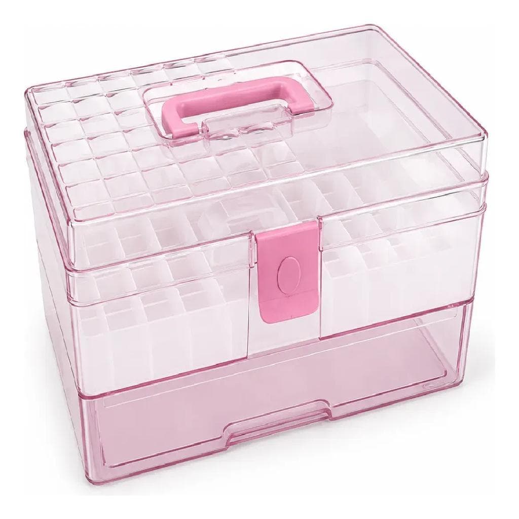 Maleta Organizadora Grande Rosa Claro