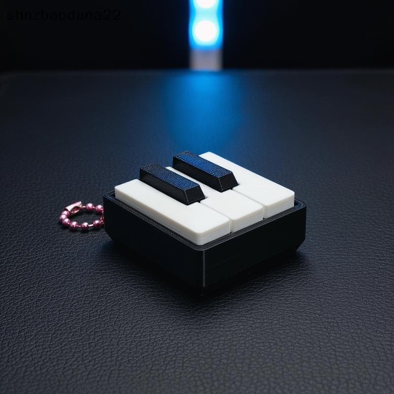 [Shnzd] Mini Teclado De Piano Fidget Clier Toy Para Tdah Autismo Chaveiro Portátil Prensa Satisfatória Crianças E Adulto