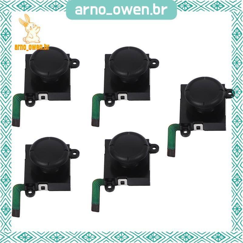 [arno_owen.br] 5 Unidades De Substituição 3D Analógico Rocker Joy Stick Switch Controller NS Gamepad Para Game Pad