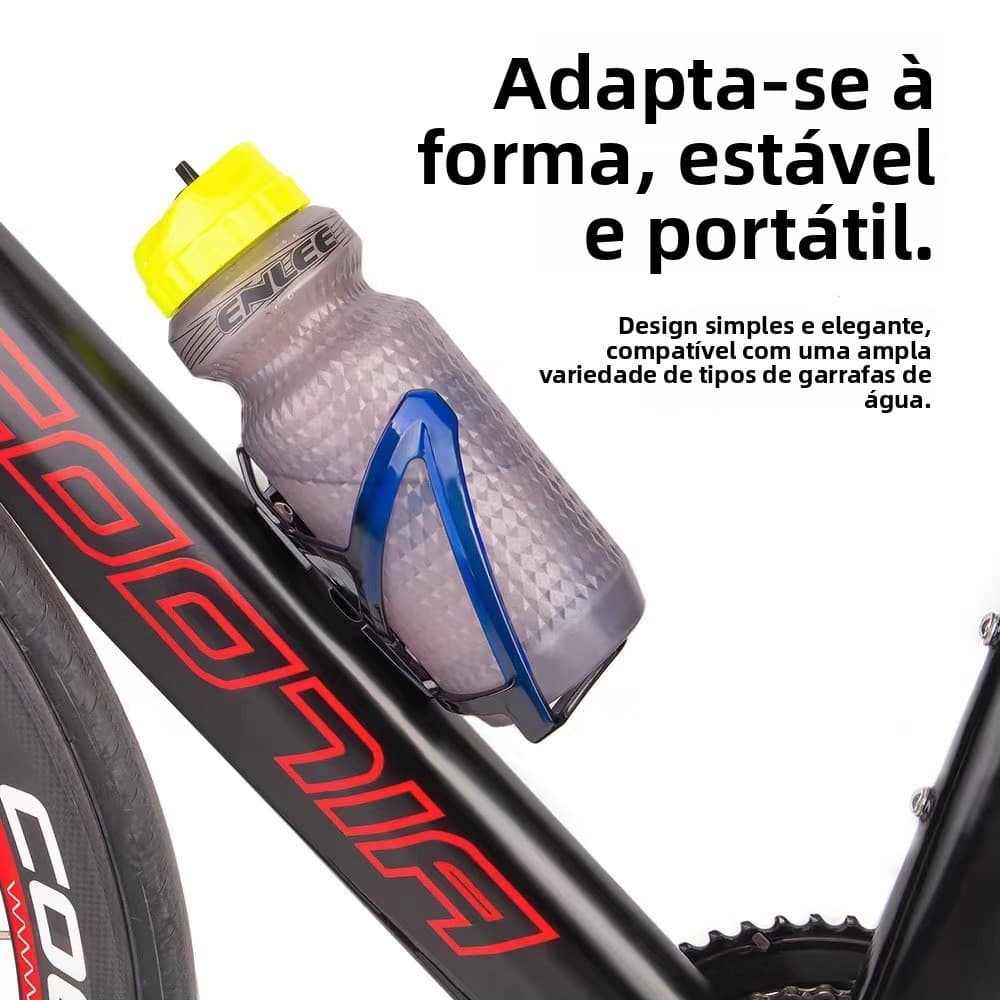 Nova cor gradiente bicicleta garrafa de água gaiola Mountain Road bicicleta Universal suporte copo água acessórios cicli