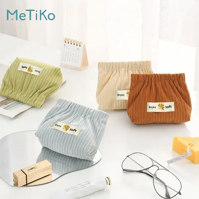 [Bolsa para guardar moedas] Bolsas para guardar pequenos objetos, bolsas para guardar cosméticos, bolsas para guardar tr