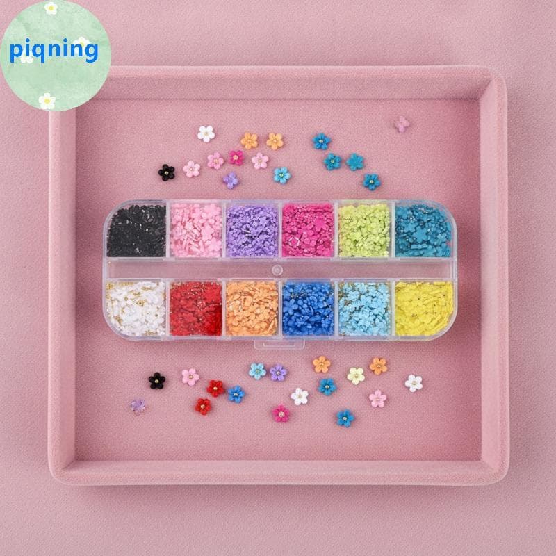 Piqning 3D Flor Kit Encantos Da Arte Do Prego Strass Brilhantes Cores Misturadas Adesivo Amigável Para Casa DIY Salão De
