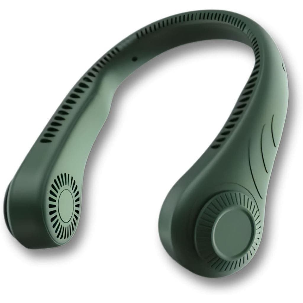Ventilador de Pescoço Portátil Recarregável USB MyBennu com 3 Velocidades |   Ventilador de pescoço leve e sem fio com 3