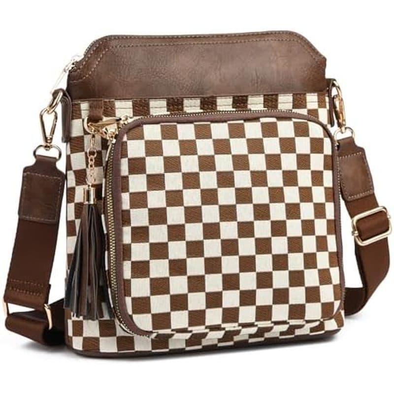 Bolsas Crossbody Antifurto MYHOZEE Para Mulheres Com Carteira Integrada RFID , De Ombro Médias Viagens , Trabalho , Desl