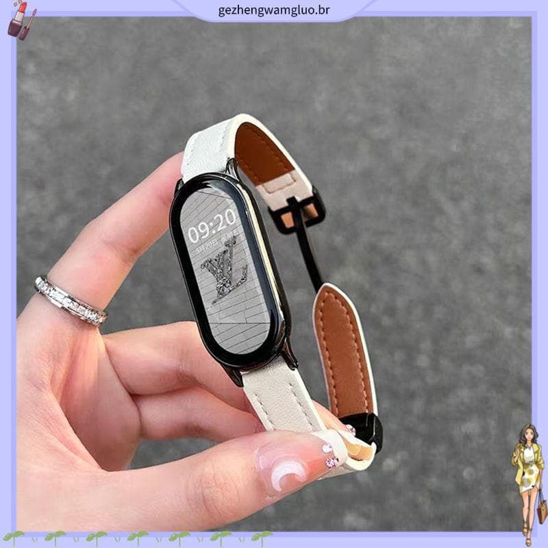 Adequado para xiaomi 10/9NFC versão cerâmica cinta xiaomi 8/9pro pulseira Redmi w atch45 Metal fivela magnética
