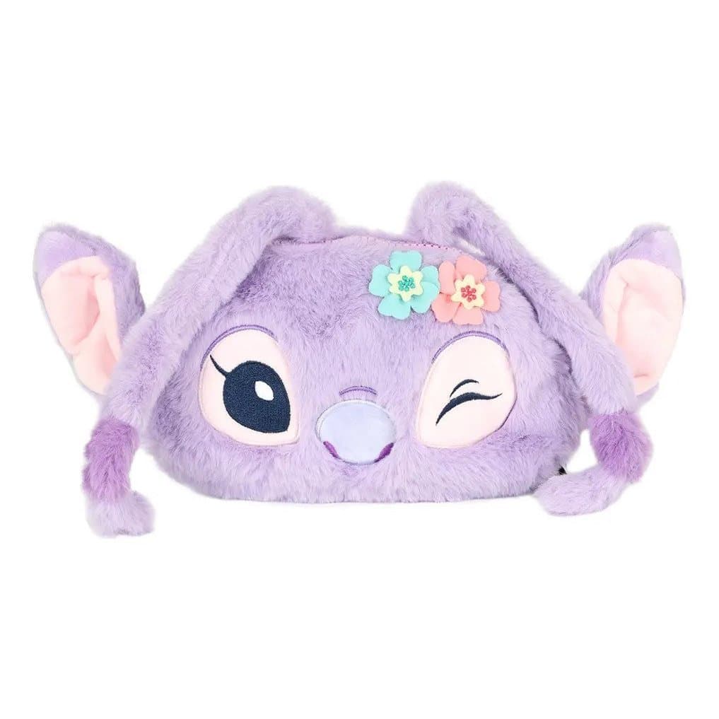 Necessaire / Estojo Angel Stitch Plush Luxcel Lilás