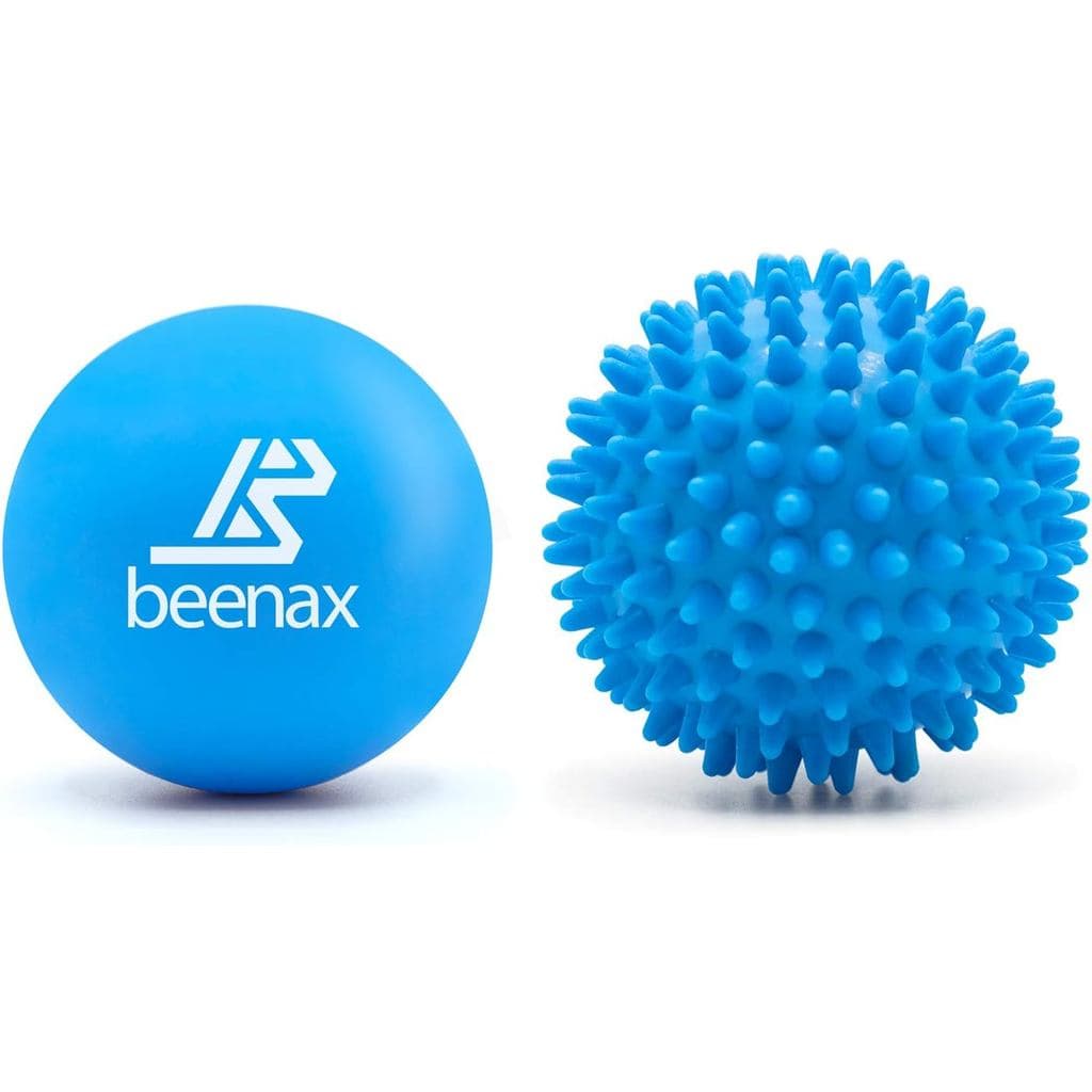 Conjunto de Bolas de Massagem Beenax Lacrosse & Hard Spiky - Ponto de Gatilho, Liberação Miofascial, Fascite Plantar, Ma
