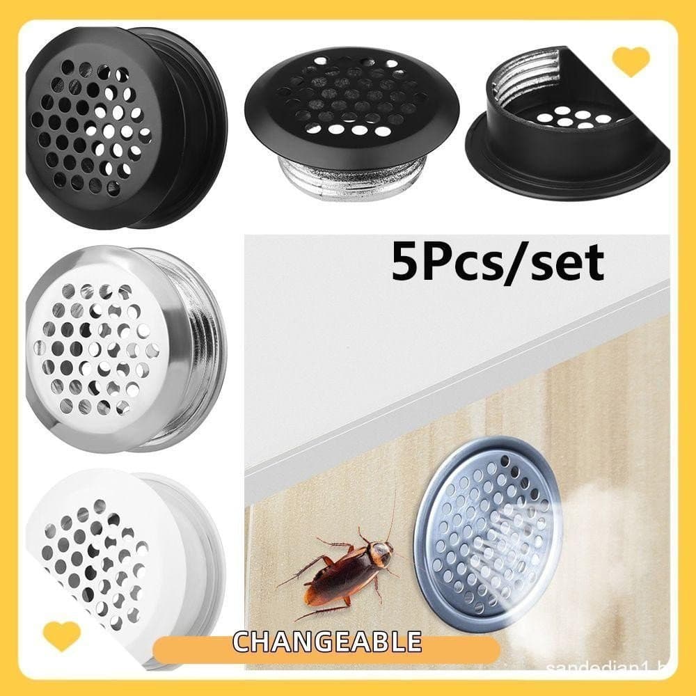 Mutável 5 Pçs Aberturas Capa Casa Sapato Armário Guarda-Roupa Acessórios Grelha Ornamentos Grade Do Ventilador