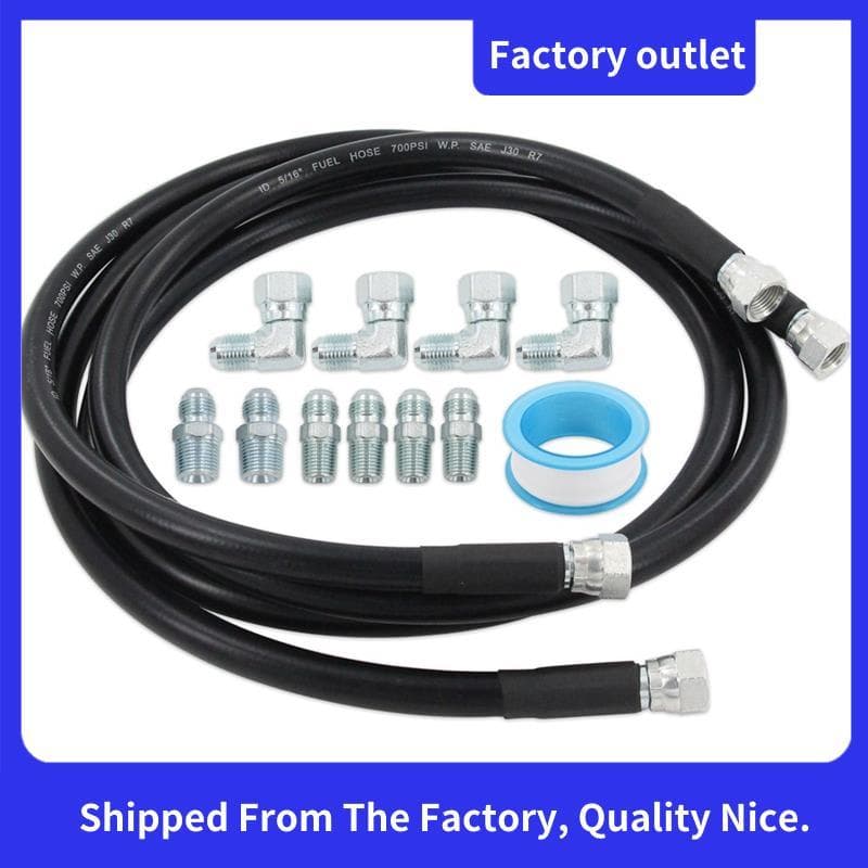 Kit De Montagem De Mangueira De Refrigerador De Transmissão 6AN Para Substitui TH350/TH400 700R4