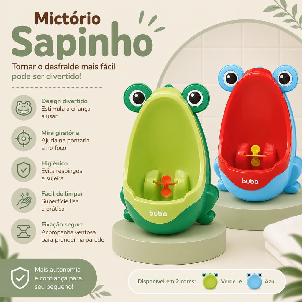Buba Mictório Infantil Sapinho