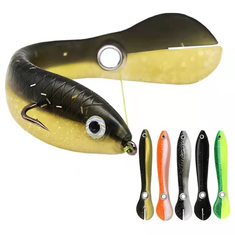 Nova Isca Macia De Plástico 10 cm/6g Material Biônico Pesca Ao Ar Livre Falsa