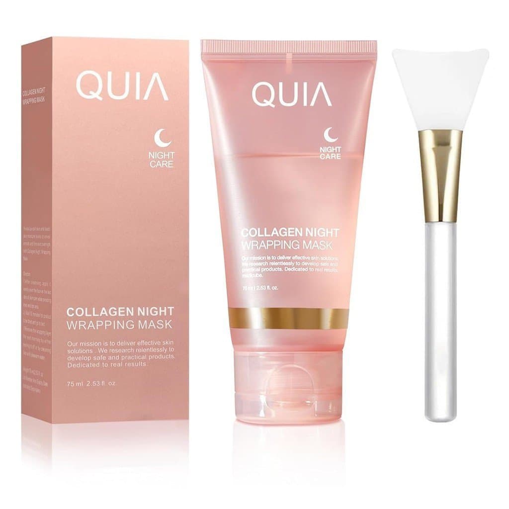 Máscara Facial Coreana Quia, Máscara Peel Off de Colágeno, Máscara Facial para Cuidados com a Pele - Máscara Facial de B