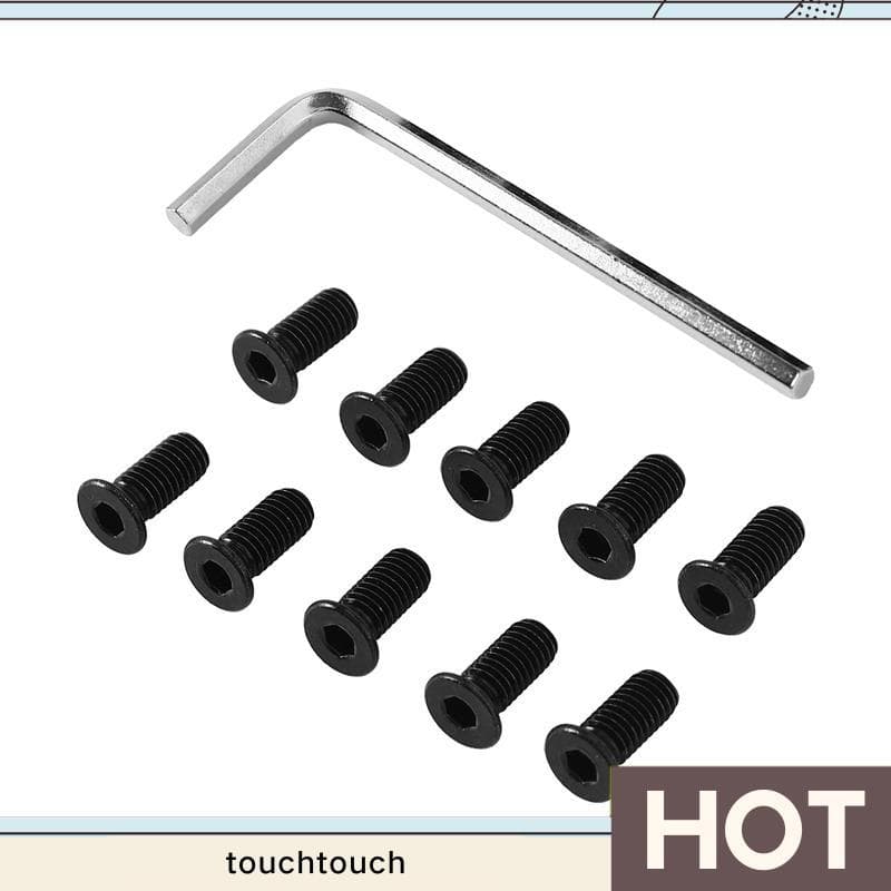 10 Pçs Scooter Guiador Garfo Dianteiro Tubo Parafusos Com Alça Hexagonal Kits De Peças Reposição Para M365 Es2 touchtouc