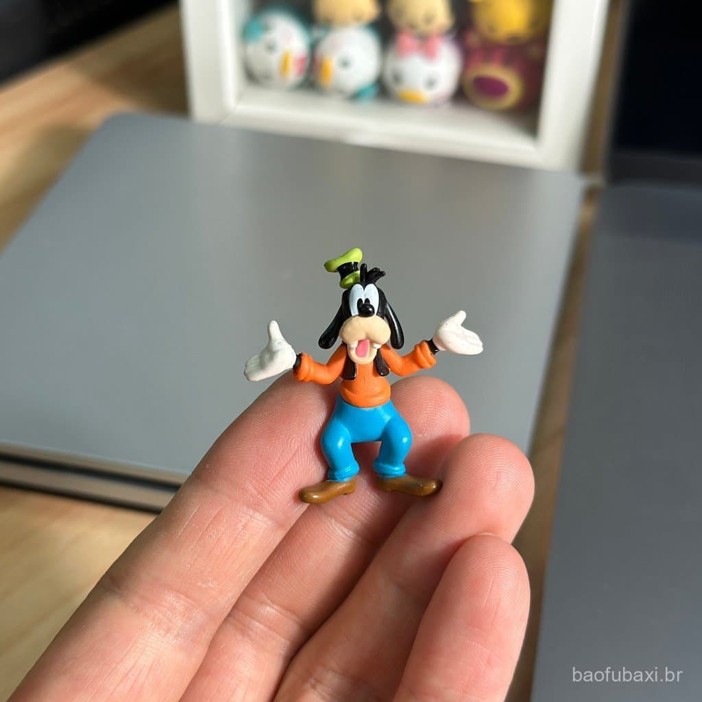 Novo produto original solto, figura de desenho animado do Goofy, modelo de ornamento, brinquedo, presente para amigos e