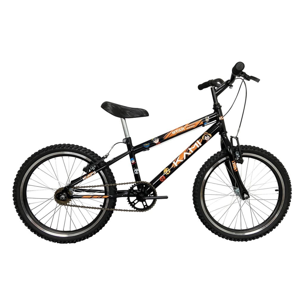 Kit Bicicleta Infantil Kami Star Kid Aro 20 Completo Bike Aro 20 Infantil Resistente Ideal para Crianças