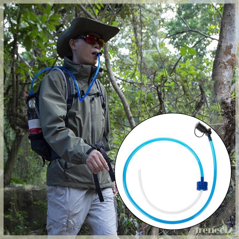 [Freneci2] Garrafa De Água Tubo De Bebida Hidratação Design De Comprimento Duplo Para Mochila Bolsa Ciclismo , Corrida ,