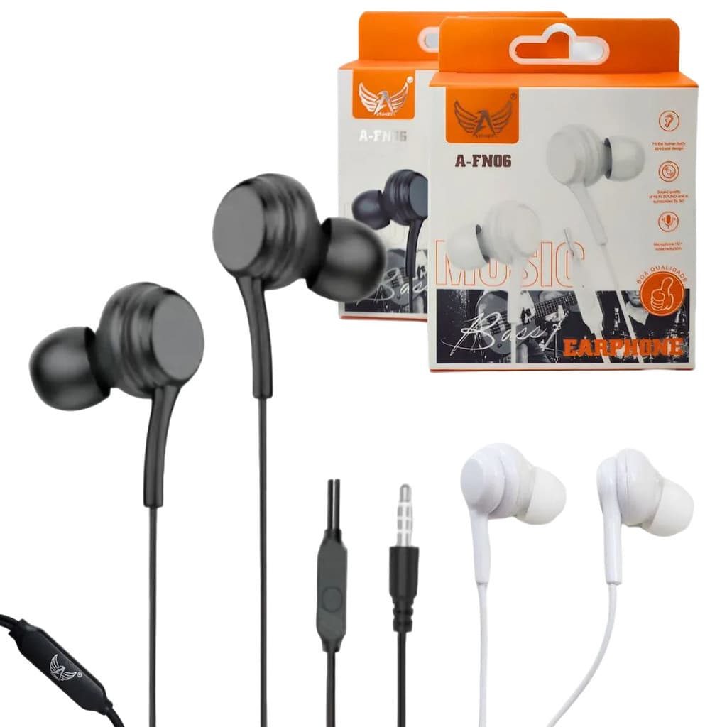 Fone Ouvido Intra Auricular Com Microfone Extra Bass Celular Tablet Pc FN06