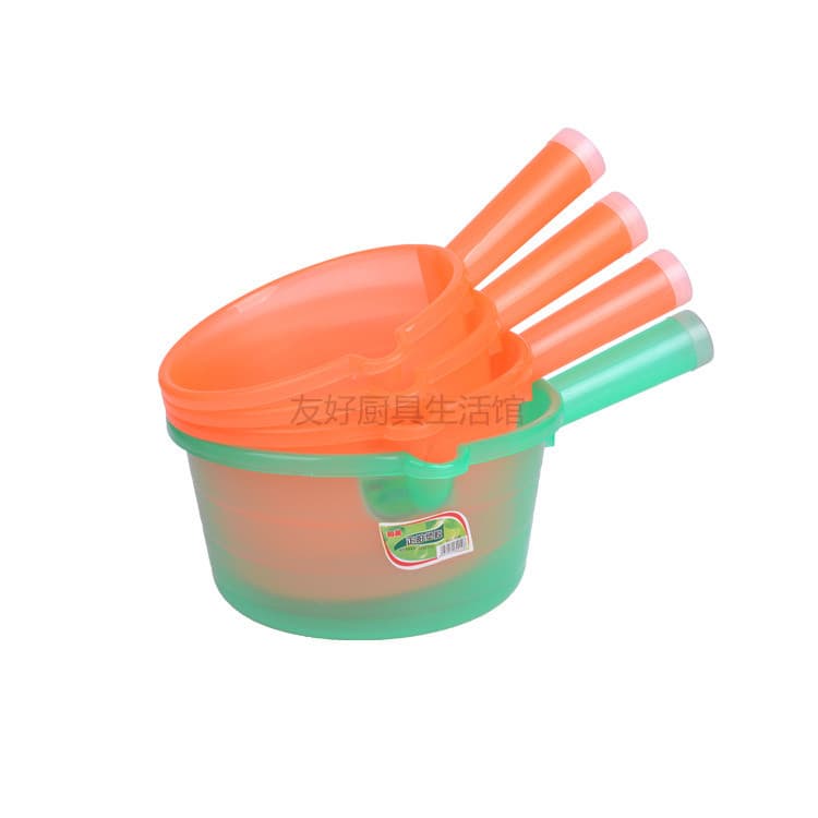 Concha de água transparente grossa, concha de água de plástico para cozinha, concha de água grande para bebês, crianças,