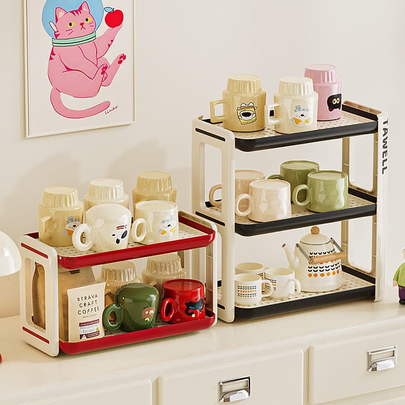 Suporte de copo de mesa rack de copo mesa de jantar desktop de água rack de chá copo de café rack de armazenamento