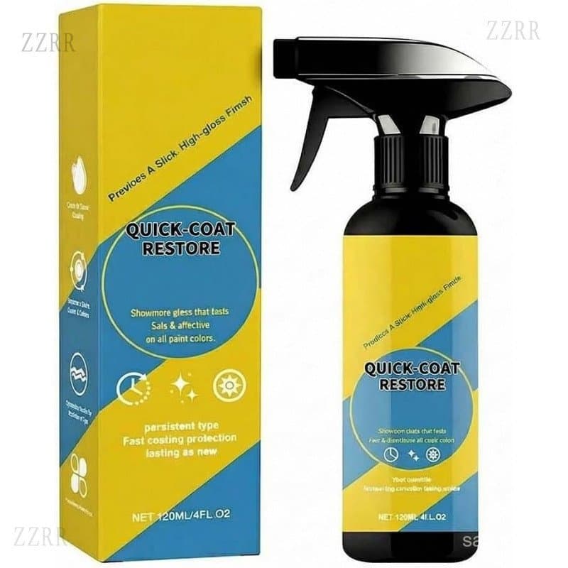 Spray de Revestimento QuickCoatRestore, Agente de Revestimento Automotivo Avançado 2026, Spray de Revestimento de Efeito