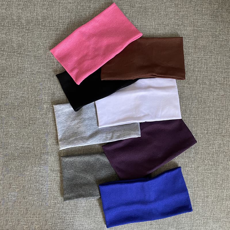 Esportes bandana plana cor sólida bandana suor-absorvente banda tênis basquete Badminton das mulheres dos homens versão