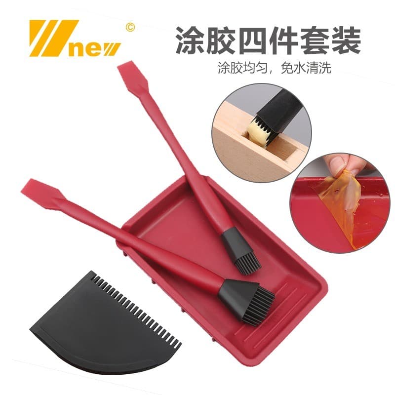 Produção de móveis DIY Escova de cerdas de Silicone Escova de borracha macia de borracha para carpintaria Escova