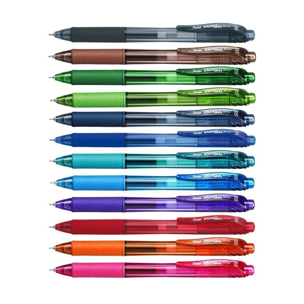 Caneta Gel Pentel Energel X Retrátil 0.5mm