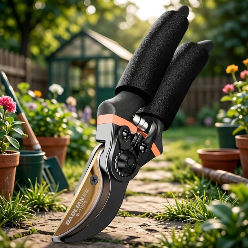 Tesoura de poda Baolian que economiza trabalho Tesoura de arte de flores de jardim Multifuncional Poda de árvores frutíf