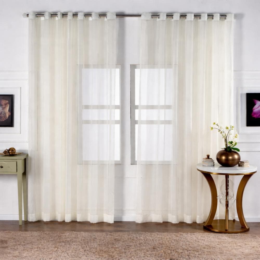 Cortina Voil Premium 3,00m x 1,70m Tecido Leve Para Ambientes Aconchegantes