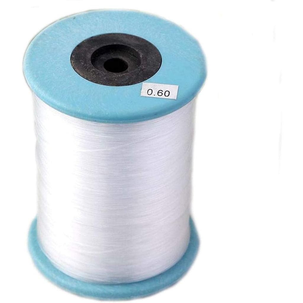 600m/Rolo 0,6mm Linha de Pesca de Nylon Transparente Super Resistente para Fazer Joias DIY, Fio/Thread/Corda para Colare