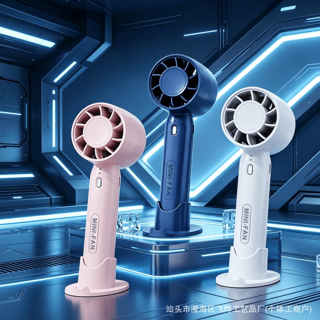 Moda Turbo Portátil Pequeno Ventilador USB Portátil Ao Ar Livre